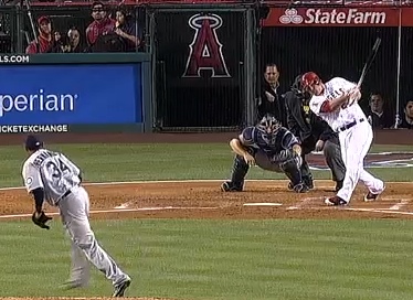 Trout Homers In His First At-Bat