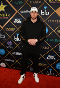 MINNEAPOLIS, MN - FEBRUARY 03:  NFL player Travis Kelce of the Kansas City Chiefs attends the 2018 Maxim Party co-sponsored by blu February 3, 2018 in Minneapolis, Minnesota.  (Photo by Daniel Boczarski/Getty Images for blu)